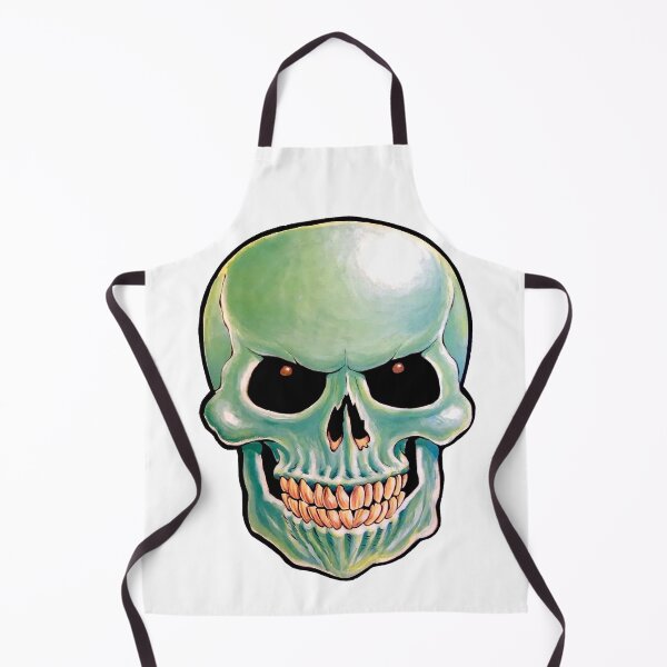 Artikelvorschau, 80er Retro Cool Blue Skull - Sticker Logos Tees entworfen und verkauft von paljoeyprints.