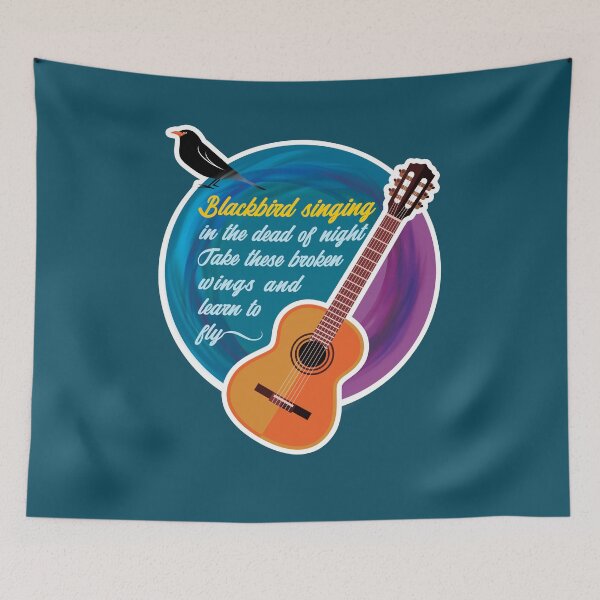 Item preview, Blackbird Singing In The Dead Of Night designed and sold by nicestr.