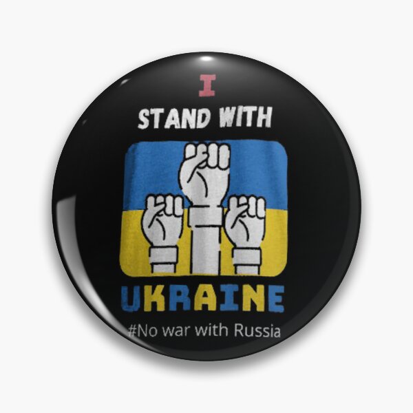Item preview, No War With Russia I Stand Ukraine designed and sold by LisaForHim.
