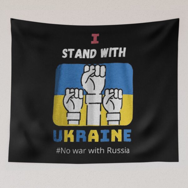 Item preview, No War With Russia I Stand Ukraine designed and sold by LisaForHim.
