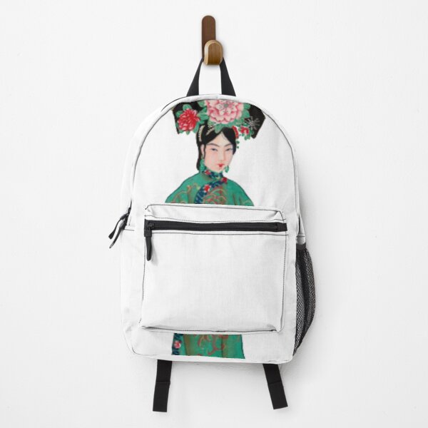 Item preview, Lady in modern Manchu costume illustration Chinese tradition designed and sold by BestDesign87.