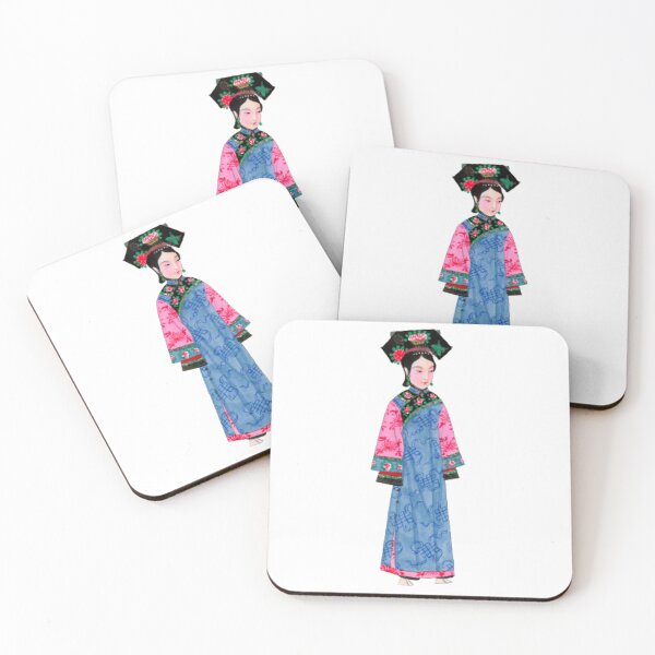 Item preview, Rich woman in non official costume illustration Chinese tradition  designed and sold by BestDesign87.