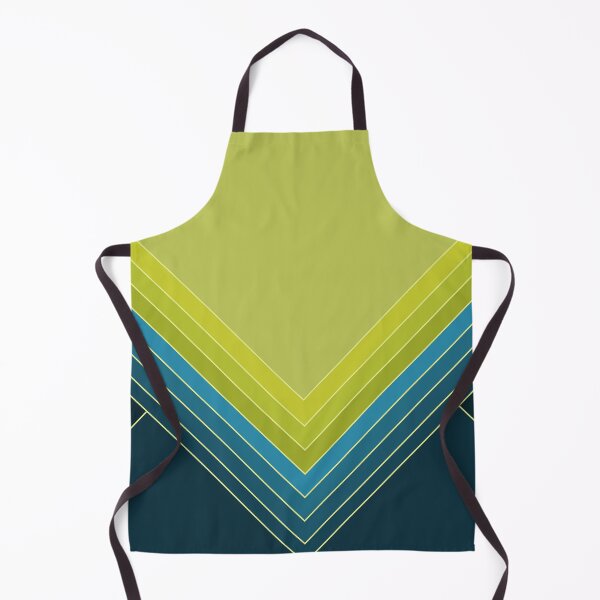 Artikelvorschau, Abstract, geometric shapes in lime green and vintage blue entworfen und verkauft von Svitac.
