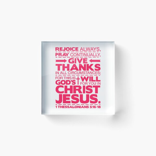 Item preview, 1 Thessalonians 5:16-18 Rejoice Always designed and sold by plushism.