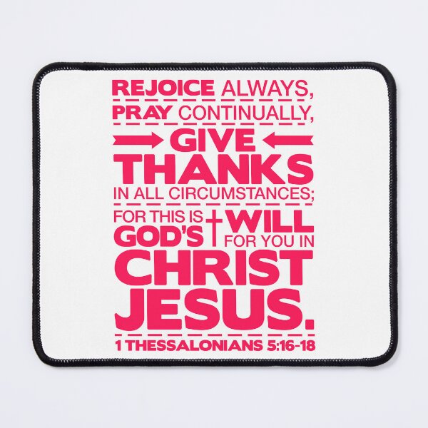 Item preview, 1 Thessalonians 5:16-18 Rejoice Always designed and sold by plushism.