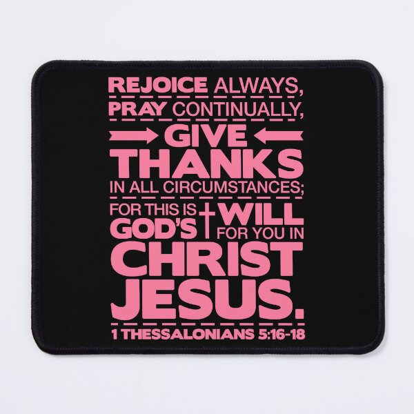 Item preview, 1 Thessalonians 5:16-18 Rejoice Always designed and sold by plushism.