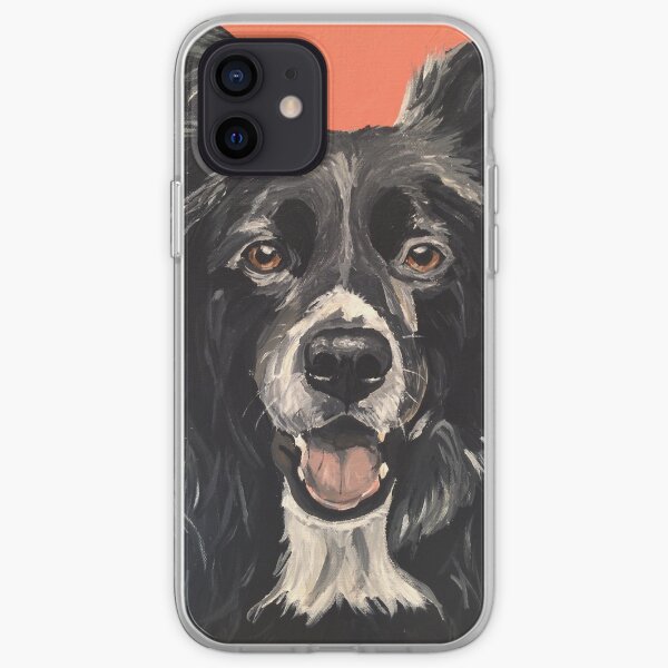 Border collie Art by Lee H Keller iPhone Soft Case