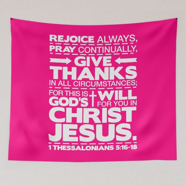 Item preview, 1 Thessalonians 5:16-18 Rejoice Always designed and sold by plushism.