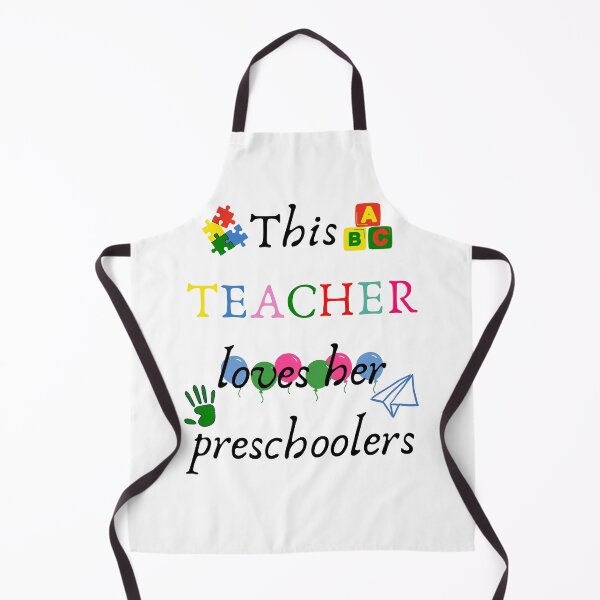 Item preview, funny This Teacher Loves Her Preschoolers, kids lover designed and sold by artidesgn.