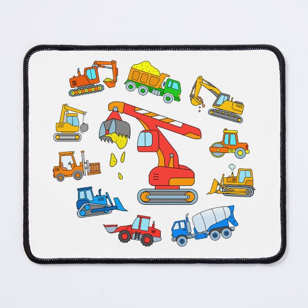 Item preview, Construction Truck Digger Excavator Bulldozer Forklift Dump Truck designed and sold by samshirts.