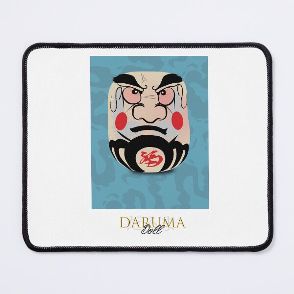 Item preview, Daruma Doll (達磨), Japanese Illustration, Traditional Talisman #01 designed and sold by Printyourspirit.