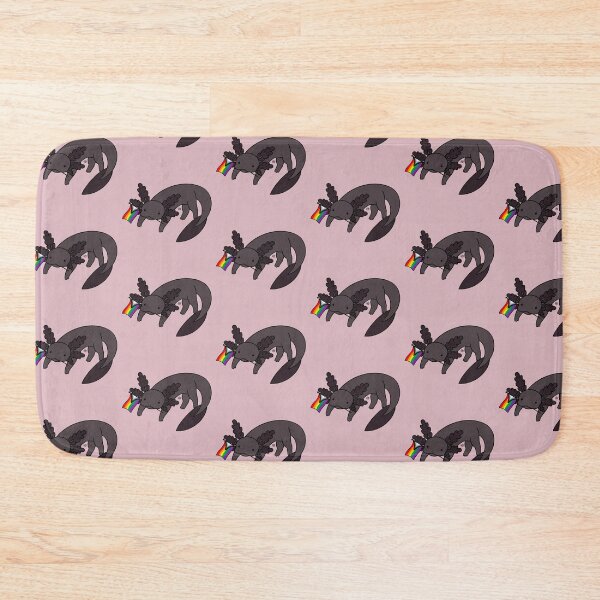 Item preview, Melanistic Pride Axolotl- Progress Pride Flag designed and sold by AstralAbraxas.
