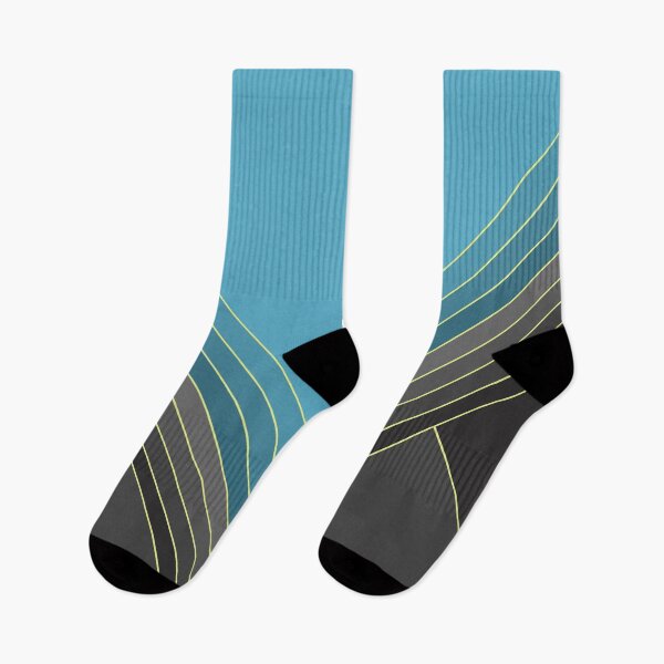 Item preview, Abstract, geometric shapes in pastel blue and gradient greys designed and sold by Svitac.