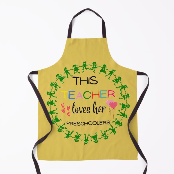 Item preview, funny This Teacher Loves Her Preschoolers, kids lover designed and sold by artidesgn.