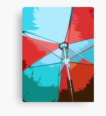 Red Umbrella Canvas Print