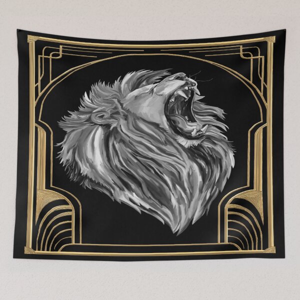 Item preview, Deco Art 20's Roaring Lion designed and sold by Deborah Camp.