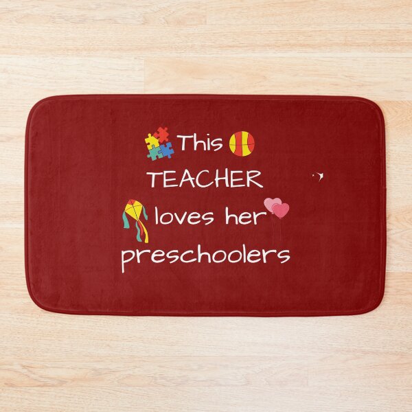 Item preview, funny This Teacher Loves Her Preschoolers, kids lover designed and sold by artidesgn.