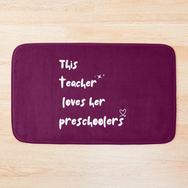 Item preview, funny This Teacher Loves Her Preschoolers, kids lover designed and sold by artidesgn.