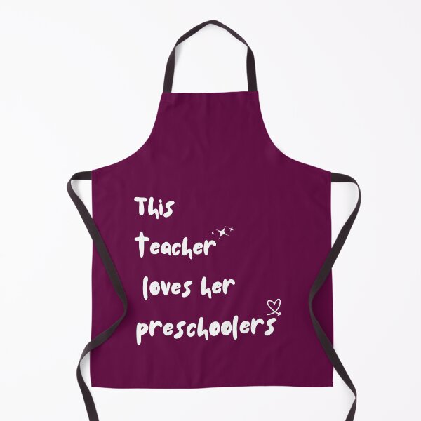 Item preview, funny This Teacher Loves Her Preschoolers, kids lover designed and sold by artidesgn.