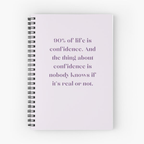 Item preview, Euphoria Maddy "90% of Life is Confidence" designed and sold by ivyandstone.