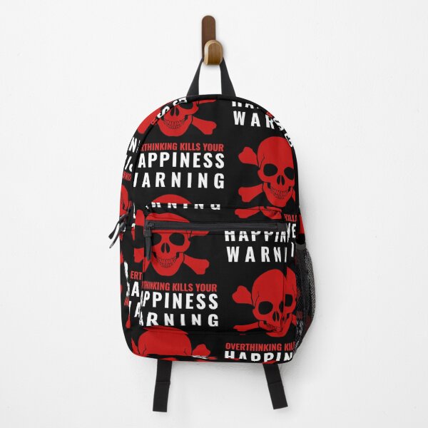 Item preview, Warning over thinking kills your happiness designed and sold by Hussain Shirts.