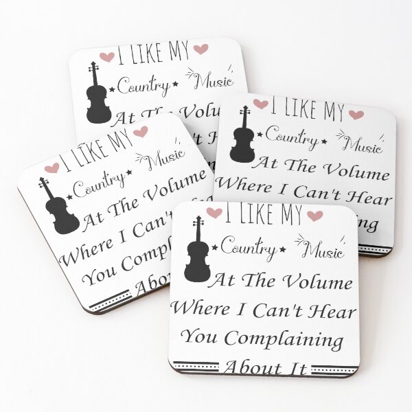 Item preview, I Like My Country Music at a Volume Where I Can't Hear You Complaining About it Music lovers gift designed and sold by Quotes ⭐⭐⭐⭐⭐.