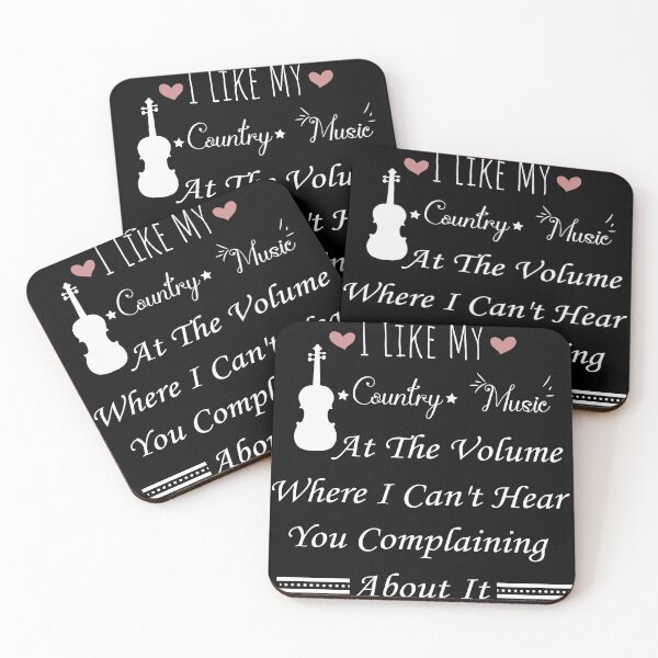Item preview, I Like My Country Music at a Volume Where I Can't Hear You Complaining About it Music lovers gift designed and sold by Quotes ⭐⭐⭐⭐⭐.