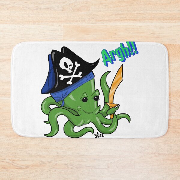 Item preview, Argh octopus pirate designed and sold by Pittstop.
