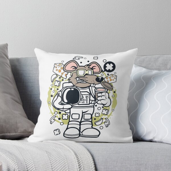 Item preview, Rat Astronaut; Rat Astronaut, astronaut, space, rat, cute, stars, funny, moon, galaxy, animal, mouse, rodent, cartoon, nasa, universe, designed and sold by AnimalsByDaniel.