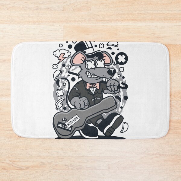 Artikelvorschau, Rattengitarre; Ratte Gitarre, Gitarre, Ratte, Musik, Rock, Ratten, Band, Vintage, Metall, Rattenmutter, Musiker, Maus, Rattenvater, Tier, Punk, entworfen und verkauft von AnimalsByDaniel.