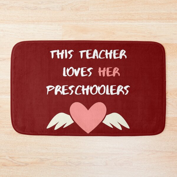 Item preview, funny This Teacher Loves Her Preschoolers, kids lover designed and sold by artidesgn.