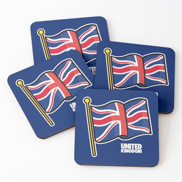 Item preview, United Kingdom Flag The Union Jack On Royal Blue designed and sold by Hixon House.