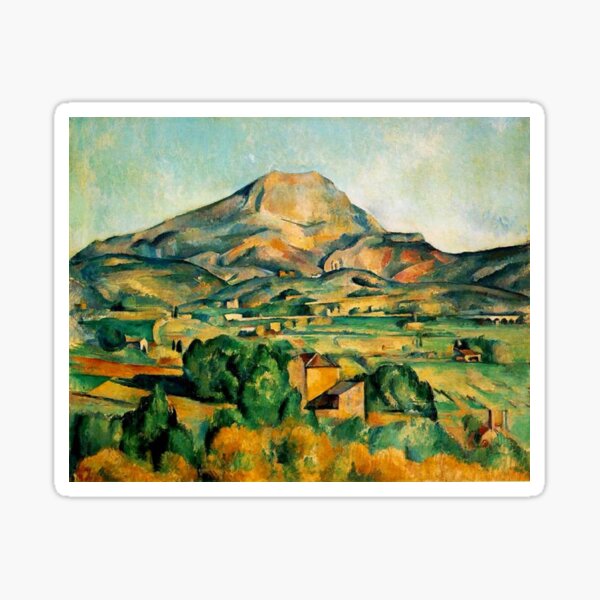Vista previa del artículo con la obra «Mont Sainte-Victoire de Paul Cezanne», diseñado y vendido por dimmesdale.