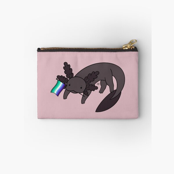 Item preview, Melanistic Pride Axolotl- Vincian designed and sold by AstralAbraxas.