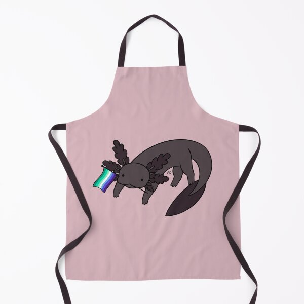 Item preview, Melanistic Pride Axolotl- Vincian designed and sold by AstralAbraxas.