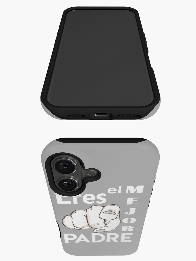 Imagen 3 de 4, Funda de iPhone con la obra ERES EL MEJOR PADRE Regalo para papá y su cumpleaños, diseñada y vendida por Giuraf.