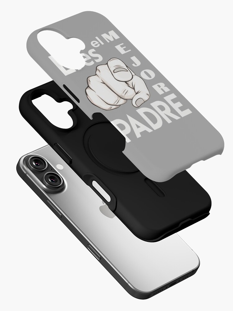 Imagen 2 de 4, Funda de iPhone con la obra ERES EL MEJOR PADRE Regalo para papá y su cumpleaños, diseñada y vendida por Giuraf.
