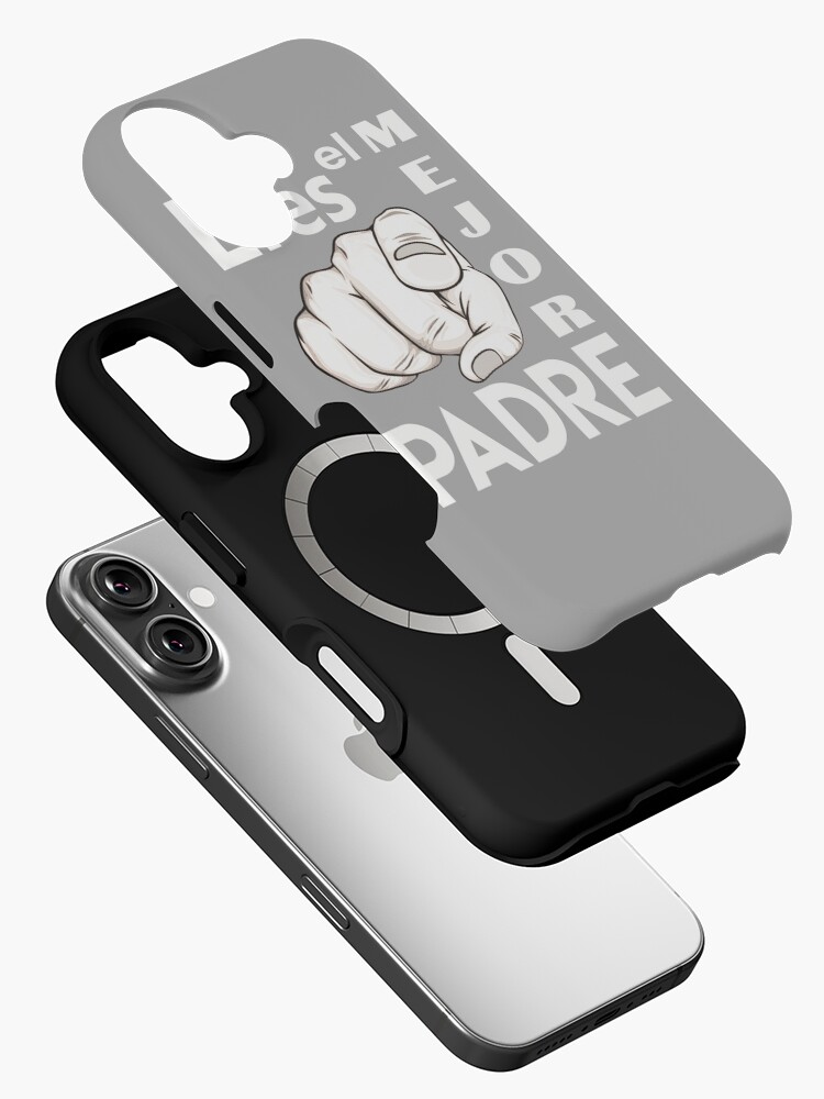 Imagen 2 de 4, Funda de iPhone con la obra ERES EL MEJOR PADRE Regalo para papá y su cumpleaños, diseñada y vendida por Giuraf.