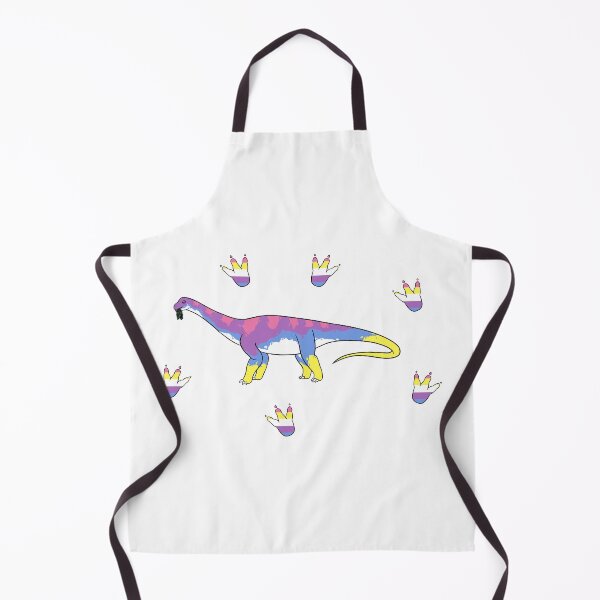 Item preview, Bigender Pride Brontosaurus designed and sold by ThatRadFailure.