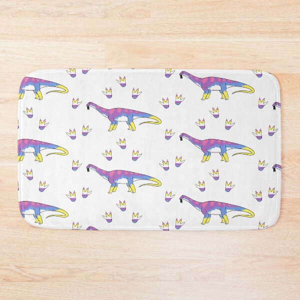 Item preview, Bigender Pride Brontosaurus designed and sold by ThatRadFailure.