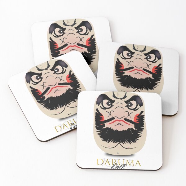 Item preview, Daruma Doll (達磨), Japanese Illustration, Traditional Talisman #01 designed and sold by Printyourspirit.
