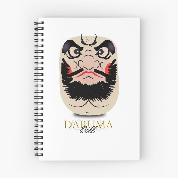 Item preview, Daruma Doll (達磨), Japanese Illustration, Traditional Talisman #01 designed and sold by Printyourspirit.