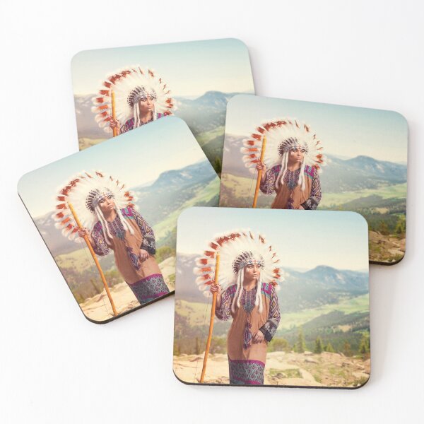 Item preview,  indian chief summer with saying treating respect and dignity designed and sold by LGMmugsdesign.