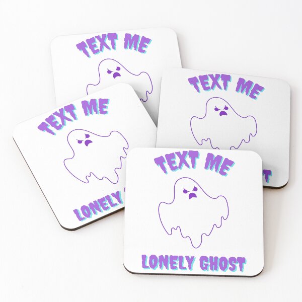 Item preview, Text Me Lonely Ghost, White Ghost, Haunted Ghost, designed and sold by Shop-ArtGallery.