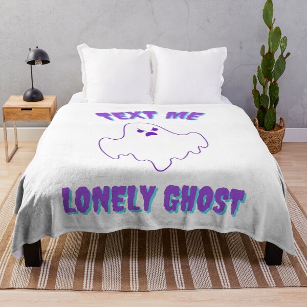 Item preview, Text Me Lonely Ghost, White Ghost, Haunted Ghost, designed and sold by Shop-ArtGallery.