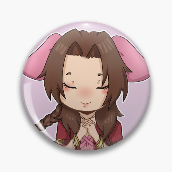 Item preview, Chibi Aerith - Final Fantasy VII designed and sold by SillySnowKitty.