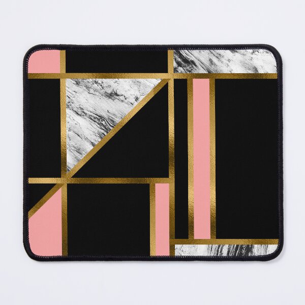 Item preview, Luxurious Black, Gold and Pink Marble Texture designed and sold by RomeoSketches.