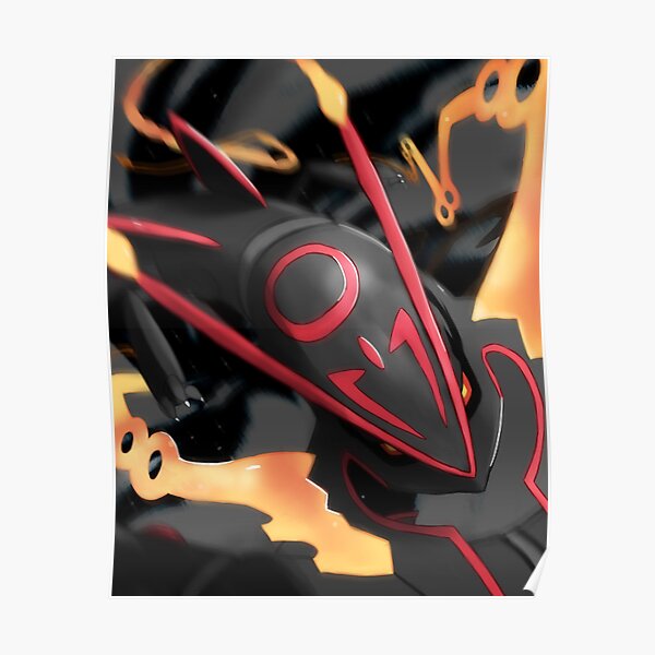 Wandbilder Pokemon Shiny Rayquaza Redbubble