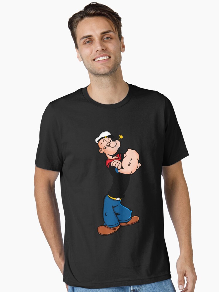 Camiseta esencial for Sale con la obra «pegatina popeye clásica