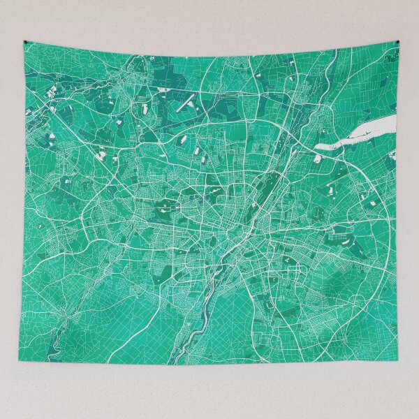 Item preview, Munich City Map of Bavaria, Germany - Watercolor designed and sold by deMAP.